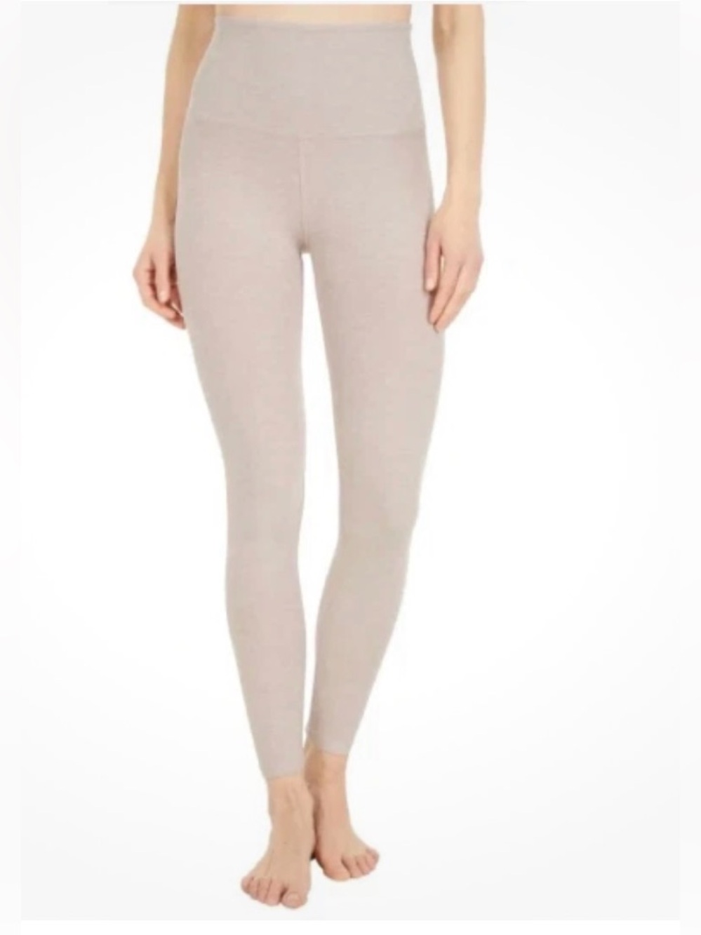 BEYOND YOGA Caught In The Midi Leggings Spacedye Birch Heather Sz XS $99